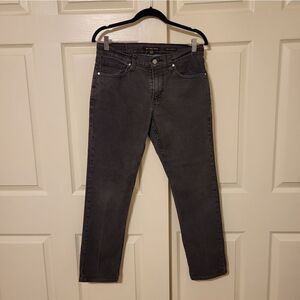 MICHAEL KORS mens charcoal grey grant classic fit jeans